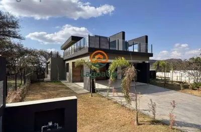 Casa com 4 dormitórios à venda, 417 m² por r$ 3.990.000,00 - condomínio vitória golf residence - lagoa santa/mg