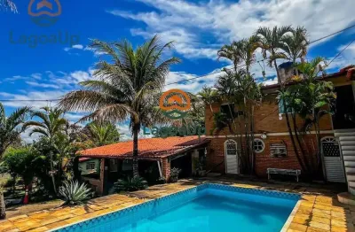 Casa com 6 dormitórios à venda, 380 m² por r$ 1.390.000,00 - joá - lagoa santa/mg