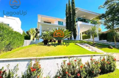 Casa com 5 dormitórios à venda, 421 m² por r$ 2.990.000,00 - condomínio condados da lagoa - lagoa santa/mg