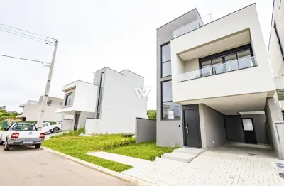 Casa em condomínio clube 190m2, 3 quartos, 1 suíte, 2 vagas, bairro santa cândida, curitiba-pr