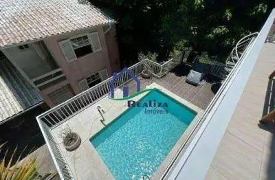 Casa com 4 quartos à venda na rua amadeu gomes, sapê, niterói, 308 m2 por r$ 1.300.000