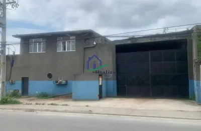 Barracão / galpão / depósito com 2 salas para alugar na estrada vereador luiz carlos da silva, rocha, são gonçalo, 1400 m2 por r$ 7.500