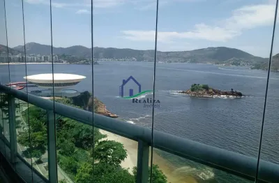 Apartamento com 4 quartos à venda na avenida almirante benjamin sodré, boa viagem, niterói, 259 m2 por r$ 2.950.000