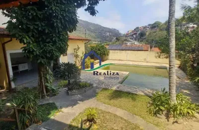 Casa com 5 quartos à venda na estrada alcebíades pinto, badu, niterói, 330 m2 por r$ 850.000