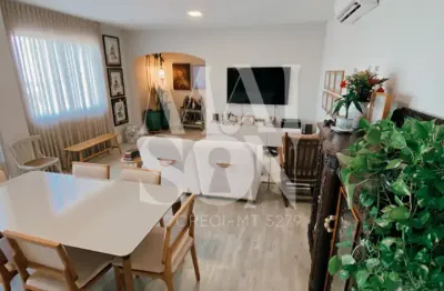 Vende-se apartamento de 153 no bairro goiabeiras - edifício cidade de cuiabá - 3 quartos sendo 1 suíte - 2 vagas gaveta - sol da manhã - valor de venda: r$ 650.000,00