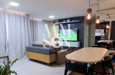 Vende-se apartamento mobiliado, com planta modificada - condomínio garden goiabeiras - 70 m², 1 quarto, 1 escritório, 1 vaga - bairro goiabeiras - cuiabá (mt) - valor de venda: r$ 520.000,00