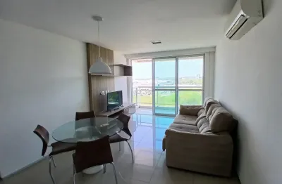 Apartamento mobiliado localizado próximo ao shopping riverside para locação