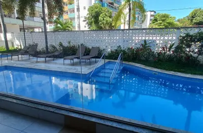 Aluga imóvel com 3 suite  -  ampla varanda  - condomínio completo