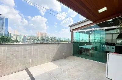 Cobertura para venda em belo horizonte, colégio batista, 4 dormitórios, 1 suíte, 2 banheiros, 1 vaga