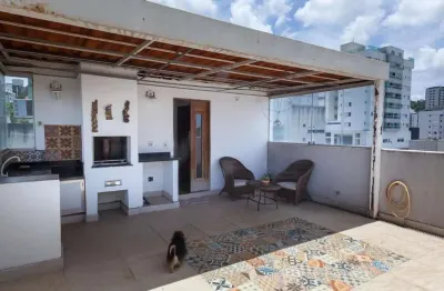 Cobertura para venda em belo horizonte, buritís, 2 dormitórios, 1 suíte, 2 banheiros, 2 vagas