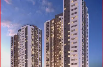 Veleiros: apartamento novo 2 dormitórios com lazer completo 50 metros ao lado da estação socorro