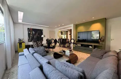 Apartamento área privativa à venda, 3 quartos, 1 suíte, 4 vagas, sion - belo horizonte/mg