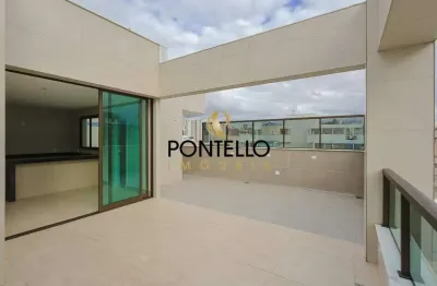 Cobertura de 171m², 4 quartos sendo 2 suítes, lazer completo e 3 vagas no prado