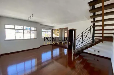 Cobertura à venda, 4 quartos, 2 suítes, 2 vagas, santo antônio - belo horizonte/mg