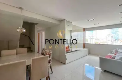 Cobertura à venda, 4 quartos, 2 suítes, 2 vagas, união - belo horizonte/mg