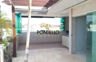 Cobertura à venda, 3 quartos, 2 suítes, 3 vagas, santa rosa - belo horizonte/mg