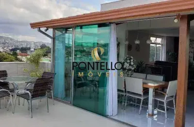 Cobertura duplex à venda, 3 quartos, 1 suíte, 2 vagas, santa inês - belo horizonte/mg