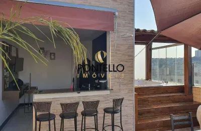 Cobertura à venda, 3 quartos, 1 suíte, 1 vaga, salgado filho - belo horizonte/mg