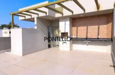 Cobertura à venda, 3 quartos, 1 suíte, 3 vagas, planalto - belo horizonte/mg