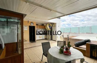 Apartamento duplex à venda, 3 quartos, 2 suítes, 2 vagas, ipiranga - belo horizonte/mg