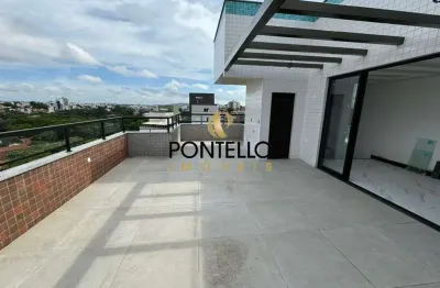 Cobertura à venda, 3 quartos, 1 suíte, 3 vagas, itapoã - belo horizonte/mg