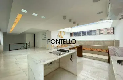 Cobertura de aproximadamente 575m² à venda – 4 quartos, 2 suítes, 3 vagas – savassi