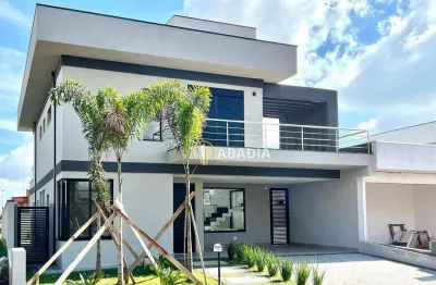 Casa a venda com 3 dormitórios, 245 m² - condomínio royal garden - paulínia/sp