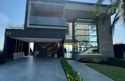 Casa com 4 dormitórios à venda, 541 m² por r$ 16.499.500,00 - gênesis 2 - santana de parnaíba/sp