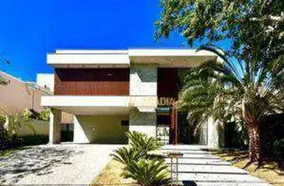 Casa com 4 dormitórios à venda, 468 m² por r$ 7.199.500,00 - alphaville - campinas/sp