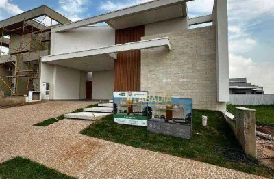 Casa com 4 dormitórios à venda, 211 m² por r$ 2.249.500,00 - santorini residencial club - paulínia/sp