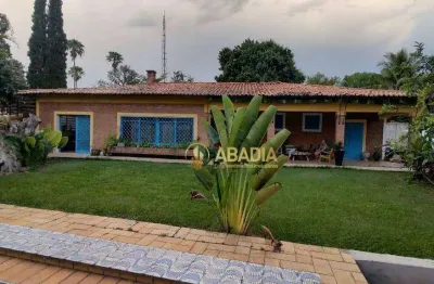 Chácara com 4 dormitórios à venda, 1600 m² por r$ 1.080.000,00 - saltinho - paulínia/sp