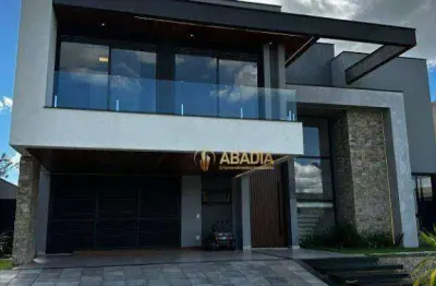 Casa com 4 dormitórios à venda, 370 m² por r$ 3.499.500,00 - condomínio residencial ecovilla  - valinhos/sp