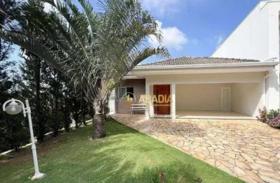 Casa com 3 dormitórios à venda, 240 m² por r$ 1.380.000,00 - condomínio residencial flor da serra  - valinhos/sp
