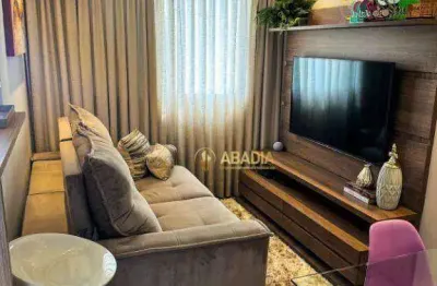 Apartamento com 2 dormitórios à venda, 46 m² por r$ 350.000,00 - residencial patagônia - paulínia/sp
