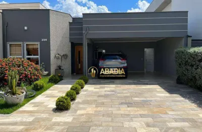 Casa com 3 dormitórios à venda, 270 m² por r$ 1.100.000,00 - condomínio residencial raízes - paulínia/sp