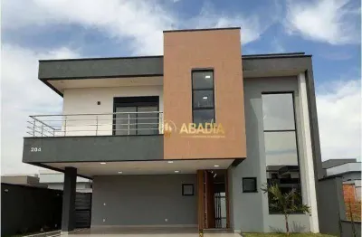 Casa com 4 dormitórios à venda, 265 m² por r$ 2.190.000,00 - condomínio royal garden - paulínia/sp