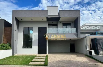 Casa com 4 dormitórios à venda, 282 m² por r$ 2.900.000 - condomínio santorini residencial club - paulínia/sp