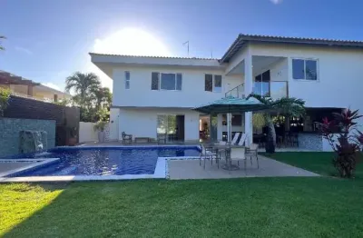 Casa com 6 quartos à venda na conjunto busca vida, abrantes, camaçari, 450 m2 por r$ 5.800.000