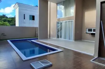 Casa em condomínio fechado com 4 quartos à venda na alphaville litoral norte 1, 18, abrantes, camaçari por r$ 1.890.000