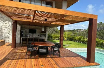 Casa em condomínio fechado com 5 quartos à venda na praia bella praia do forte, praia do forte, mata de são joão, 480 m2 por r$ 5.400.000