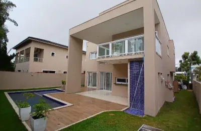 Casa em condomínio fechado com 5 quartos à venda na rodovia ba-099 - estrada do côco, alphaville litoral  norte 1, camaçari, 290 m2 por r$ 1.900.000