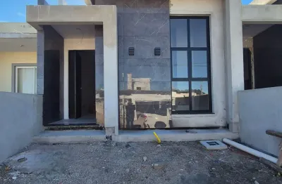 Casa nova no loteamento domingos de almeida com 2 quartos, pátio e área de luz