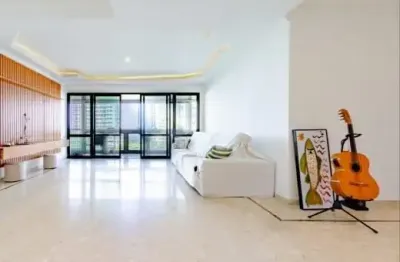 Alfa barra - barra da tijuca - lindo apartamento todo com marcenaria, e vista mar. quatro quartos, sendo duas suítes