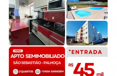 Oportunidade unica apartamento 2 dormitorios - colina das flores