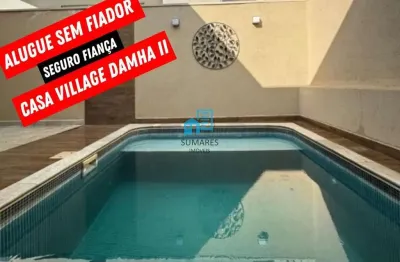 Alugue sem fiador casa condomínio village  damha ii, são josé do rio preto