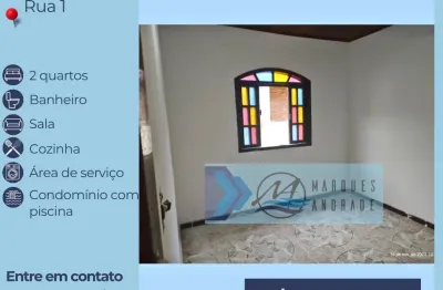 Apartamento para alugar – 2 quartos na rua 1 | condomínio fechado completo