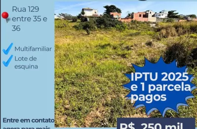 Terreno à venda em itaipuaçu – maricá/rj | rua 129, entre 35 e 36 | iptu 2025 pago + 1ª parcela de brinde!