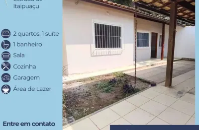 Casa em condomínio fechado com 2 quartos (1 suíte), atelier e espaço gourmet – excelente localização na Estrada de Itaipuaçu