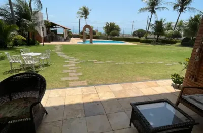 Linda casa duplex em condomínio no porto das dunas, 4 quartos + dce