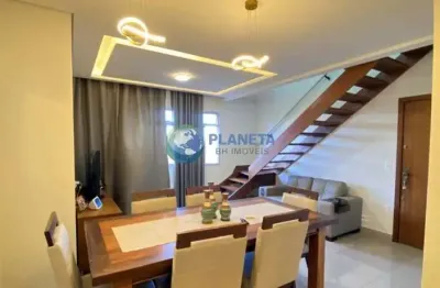 Apartamento cobertura duplex  a venda no santa amelia - bh